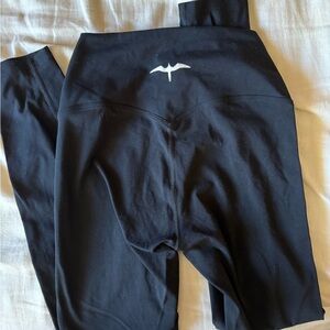 High-Waisted Black Leggings